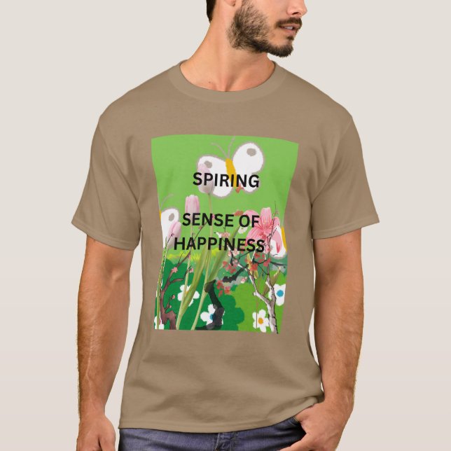 T-SHIRT BIENVENUE AU PRINTEMPS (Devant)