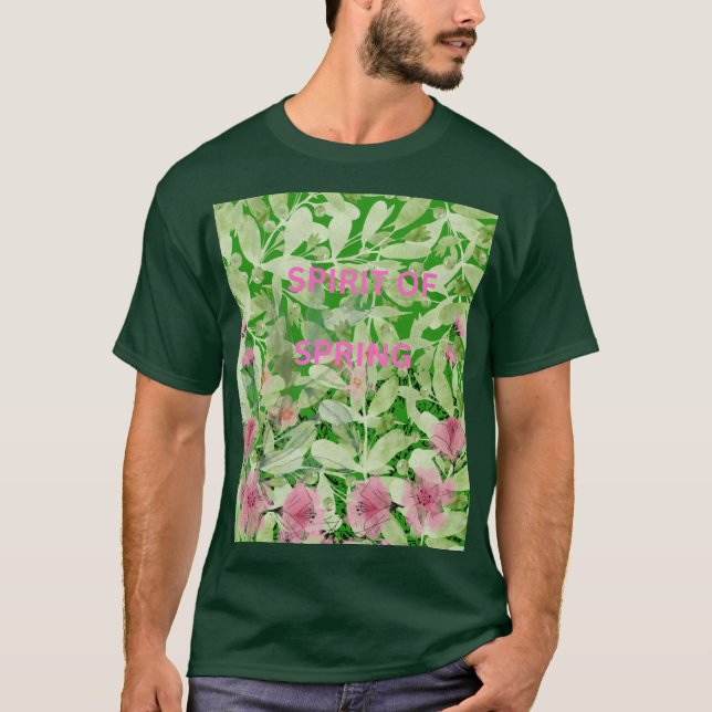T-SHIRT BIENVENUE AU PRINTEMPS (Devant)