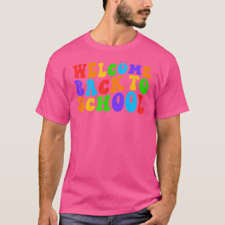T-shirt Bienvenue au retour à l'école 1er jour d'école 1