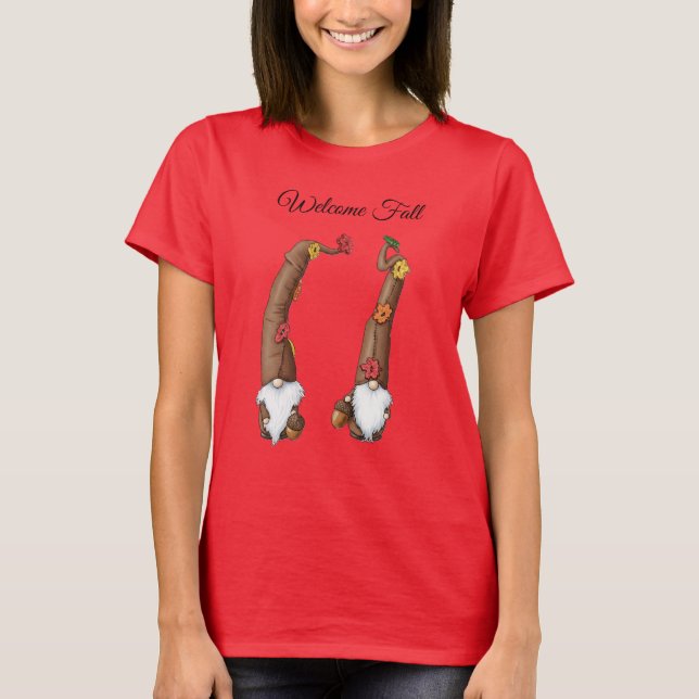 T-shirt Bienvenue Automne  (Devant)