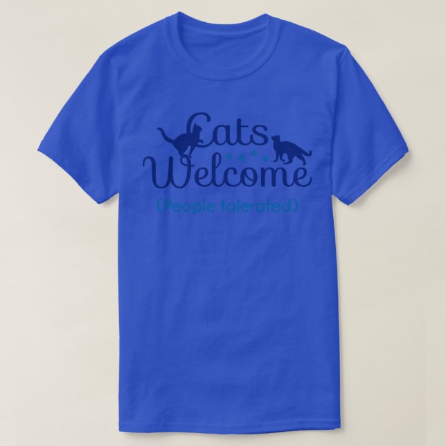 T-shirt Bienvenue aux chats (Design devant)