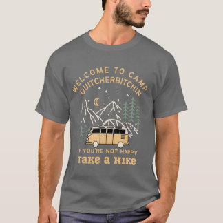 T-shirt Bienvenue dans la famille des campeurs heureux de