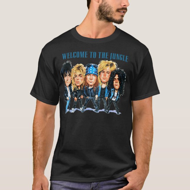 T-shirt Bienvenue Dans La Jungle (Devant)
