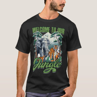 T-shirt Bienvenue dans la Jungle - Amusement
