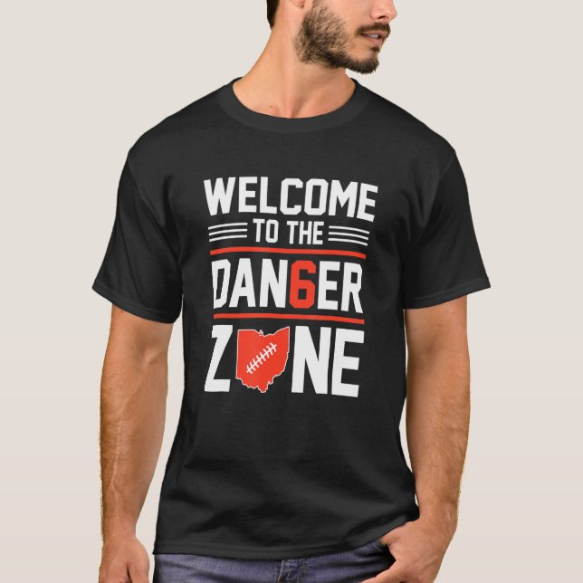 T-shirt Bienvenue Dans La Zone Danger (Devant)