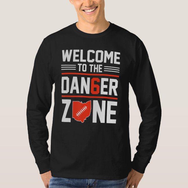 T-shirt Bienvenue Dans La Zone Danger (Devant)