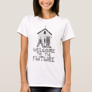 T-shirt Bienvenue Dans Le Futur Amusant IA Et Robotique