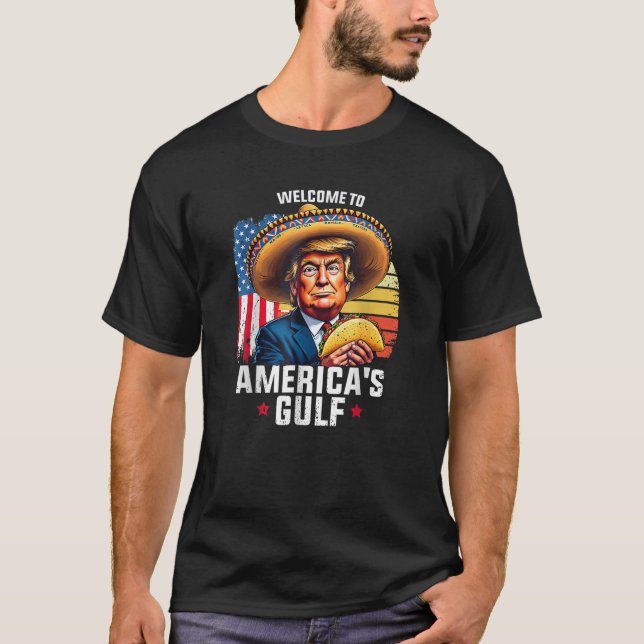 T-shirt bienvenue dans le Golfe des USA d'Amérique Est 202 (Devant)