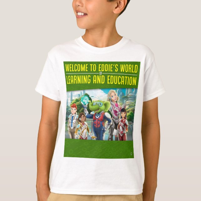 T-shirt Bienvenue dans le monde de l'apprentissage et de l (Devant)