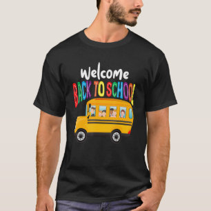 T-shirt Bienvenue de retour à l'école Vêtements de chauffe