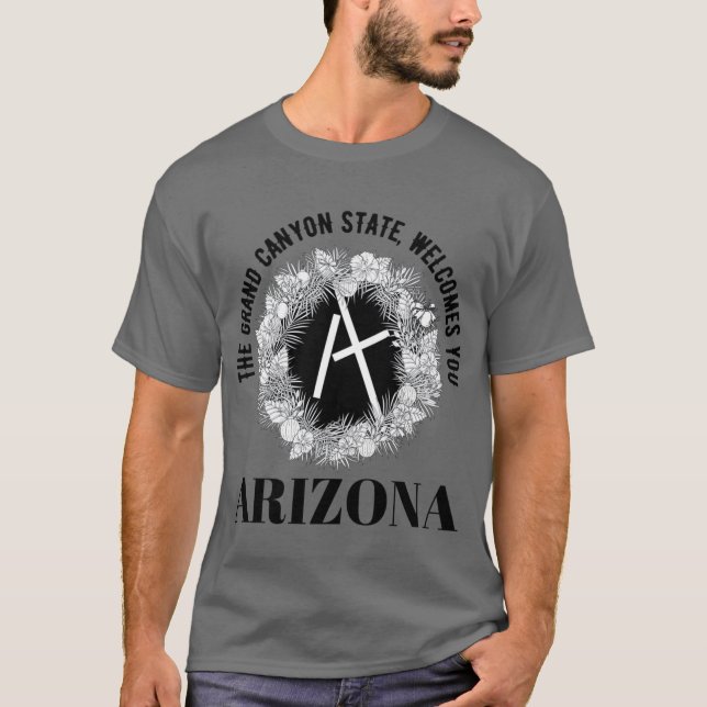 T-shirt bienvenue en Arizona (Devant)