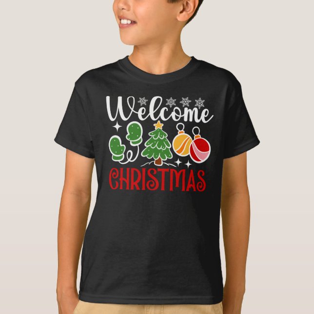 T-shirt Bienvenue Noël (Devant)