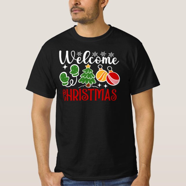 T-shirt Bienvenue Noël (Devant)