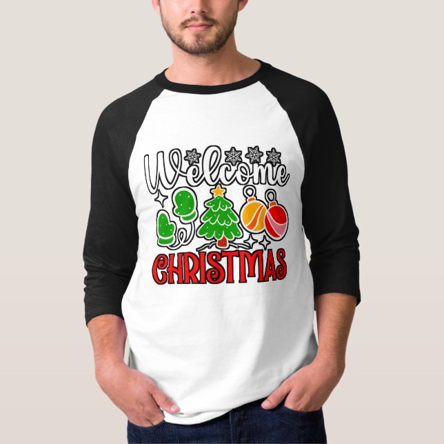 T-shirt Bienvenue Noël-23758  (Devant)