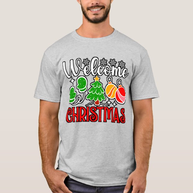 T-shirt Bienvenue Noël-23758  (Devant)