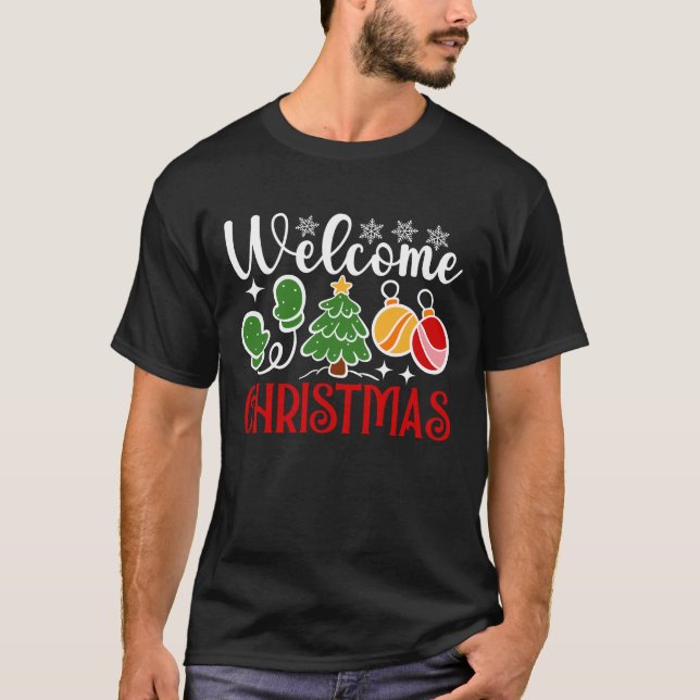 T-shirt Bienvenue Noël-63758 (Devant)