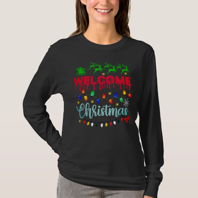 T-shirt Bienvenue Noël-81124 (Devant)