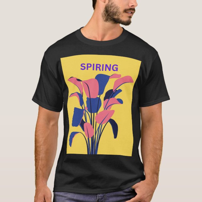 T-SHIRT BIENVENUE PRINTEMPS (Devant)