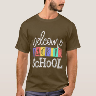 T-shirt Bienvenue Retour à l'école Chemise Premier jour de