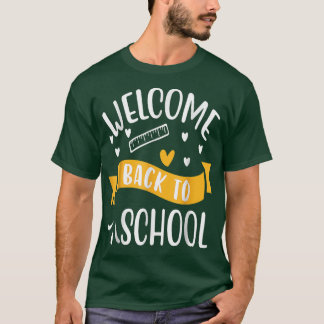 T-shirt Bienvenue Retour À L'École Newsletter Rencontrez L