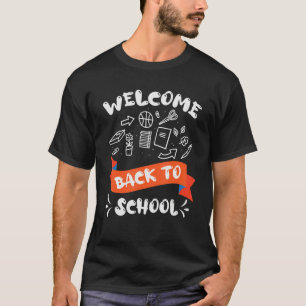 T-shirt Bienvenue Retour À L'École Newsletter Répondre À L