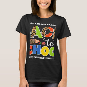 T-shirt Bienvenue Retour à l'école primaire enseignant n