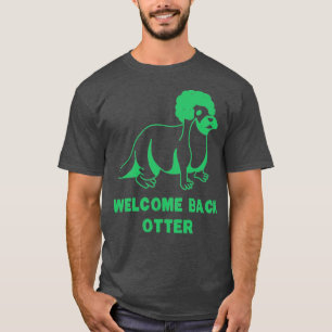 T-shirt Bienvenue Retour Otter SeaFoam Worn