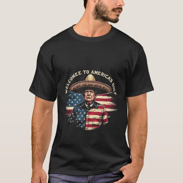 T-shirt Bienvenue sur la côte Est de Trump aux États-Unis (Devant)