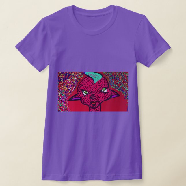 T-shirt Bienvenue sur ma planète (Poser)