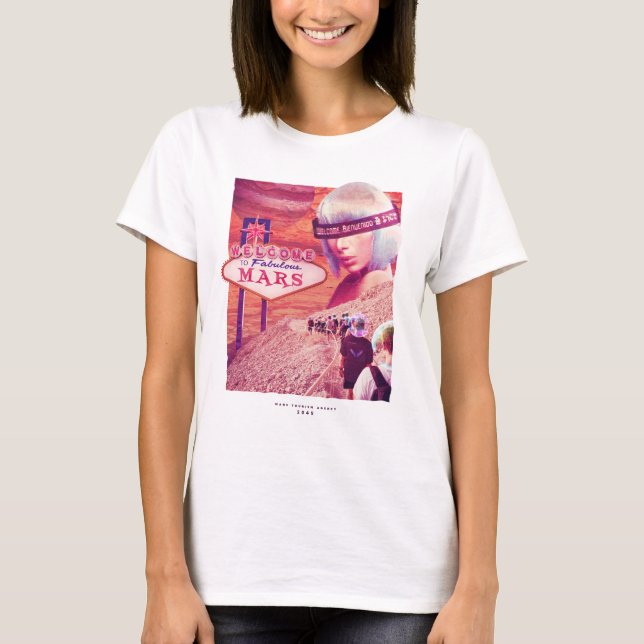T-shirt Bienvenue sur Mars (Devant)