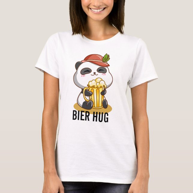 T-shirt Bier Hug Pun Oktoberfest (Devant)