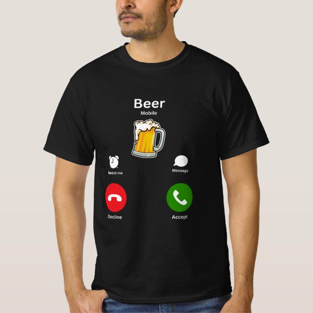 T-shirt bière (Devant)