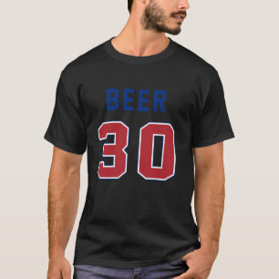 T-shirt Bière 30 Anniversaire À 30 Anniversaire Amusant L