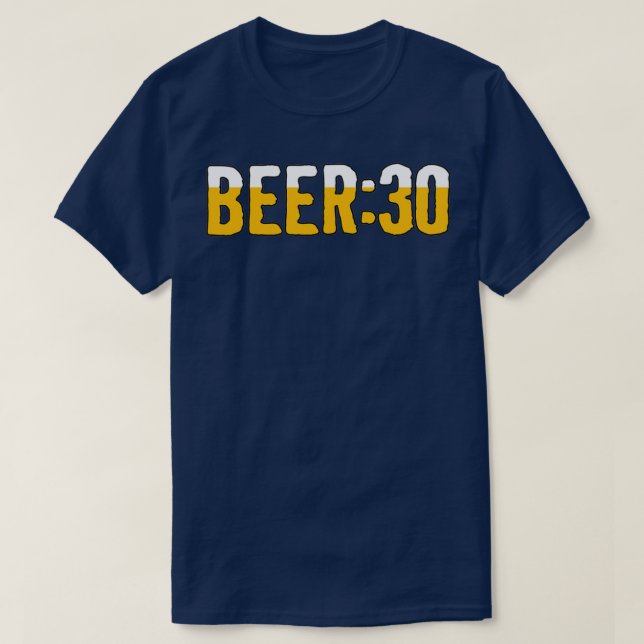 T-shirt Bière 30 Bière Trente Pause T (Design devant)