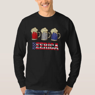 T-shirt Bière 4 juillet fête de l'indépendance Amérique Ro