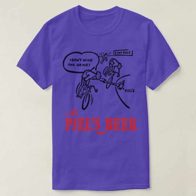 T-shirt Bière à déficit rétro Piels Lager (Design devant)