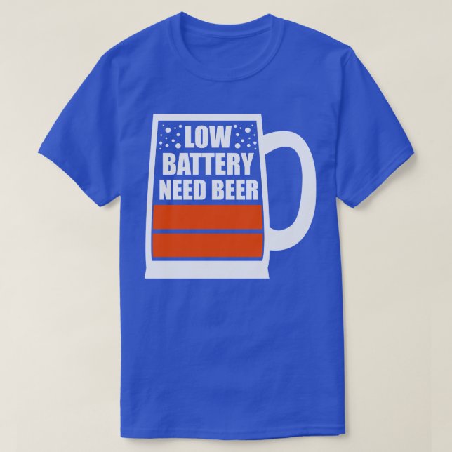 T-shirt Bière à faible capacité (Design devant)