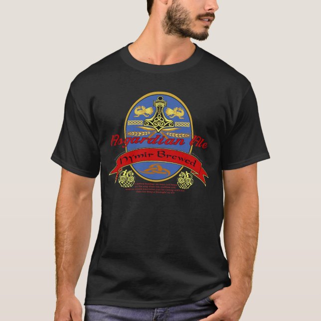 T-shirt Bière anglaise d'Asgardian (Devant)