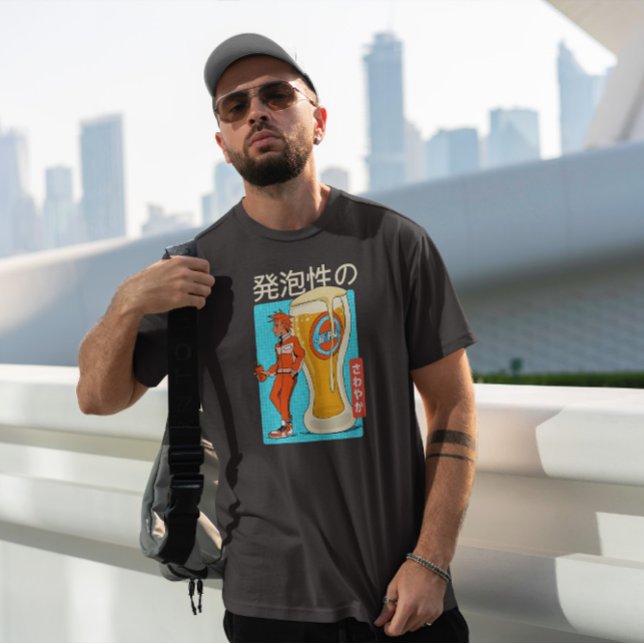 T-shirt Bière Anime (Créateur téléchargé)