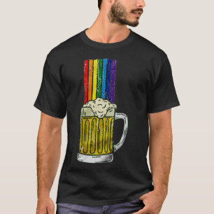 T-shirt Bière arc-en-ciel