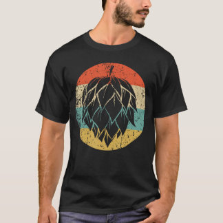 T-shirt Bière artisanale de style rétro au houblon