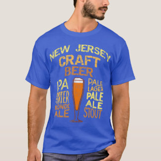T-shirt Bière artisanale du New Jersey Bières artisanales 
