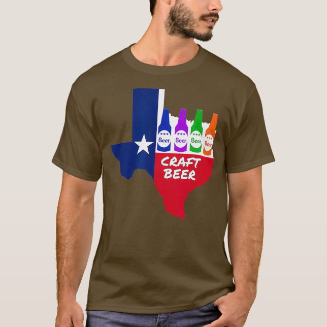 T-shirt Bière artisanale du Texas (Devant)