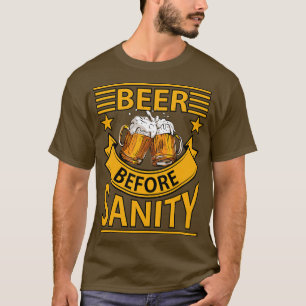 T-shirt Bière avant la santé mentale