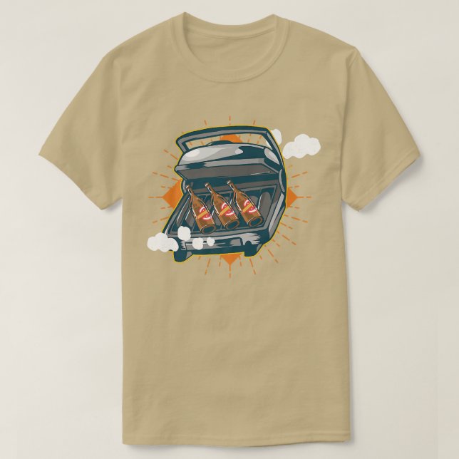T-shirt Bière BBQ Dragon Fun  (Design devant)