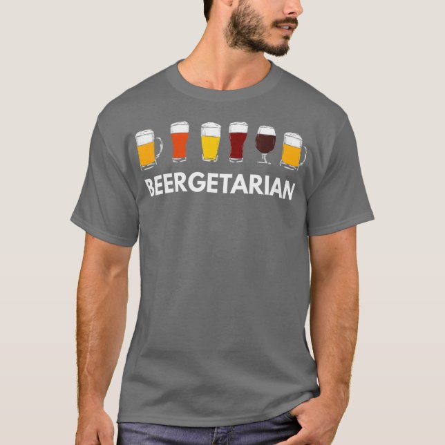 T-shirt Bière Beergétarienne (Devant)