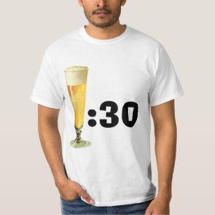 T-shirt Bière blonde vintage haute et glacée, boisson alco