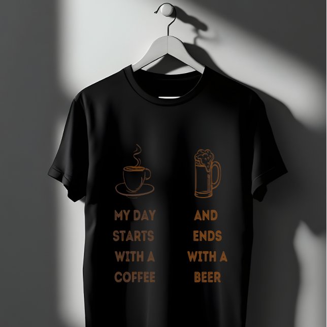 T-shirt Bière café (Créateur téléchargé)