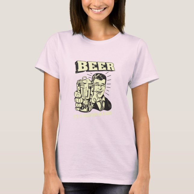 T-shirt Bière : C'est un séjour en Can (Devant)