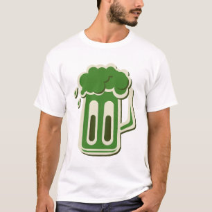 T-shirt biere chope binouse saint patrick mousse alcool ve